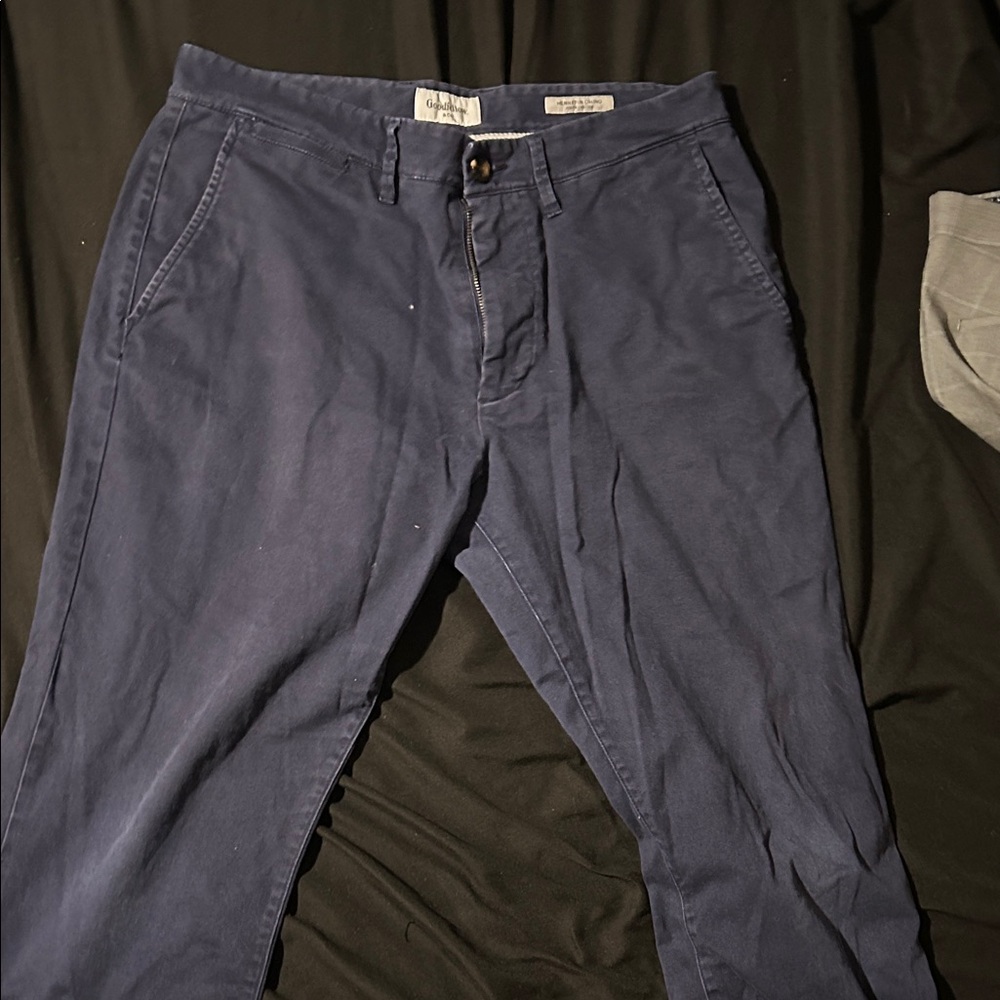 Goodfellow & Co Men's Deep Blue Chinos